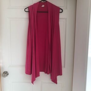 Hot Pink Sleeveless Wrap
